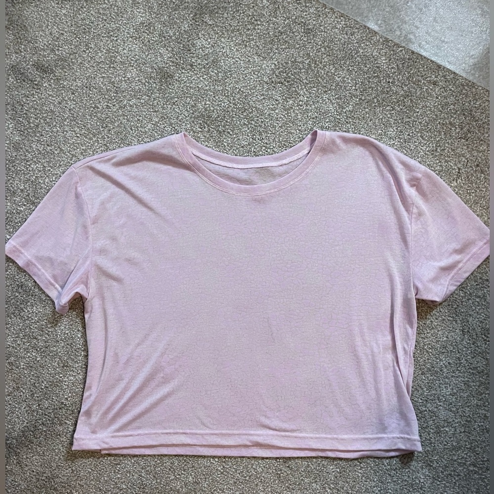 ZYIA Pink short sleeve active top size large